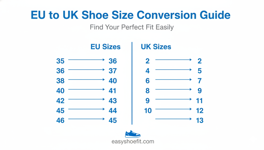 eu to uk shoe size