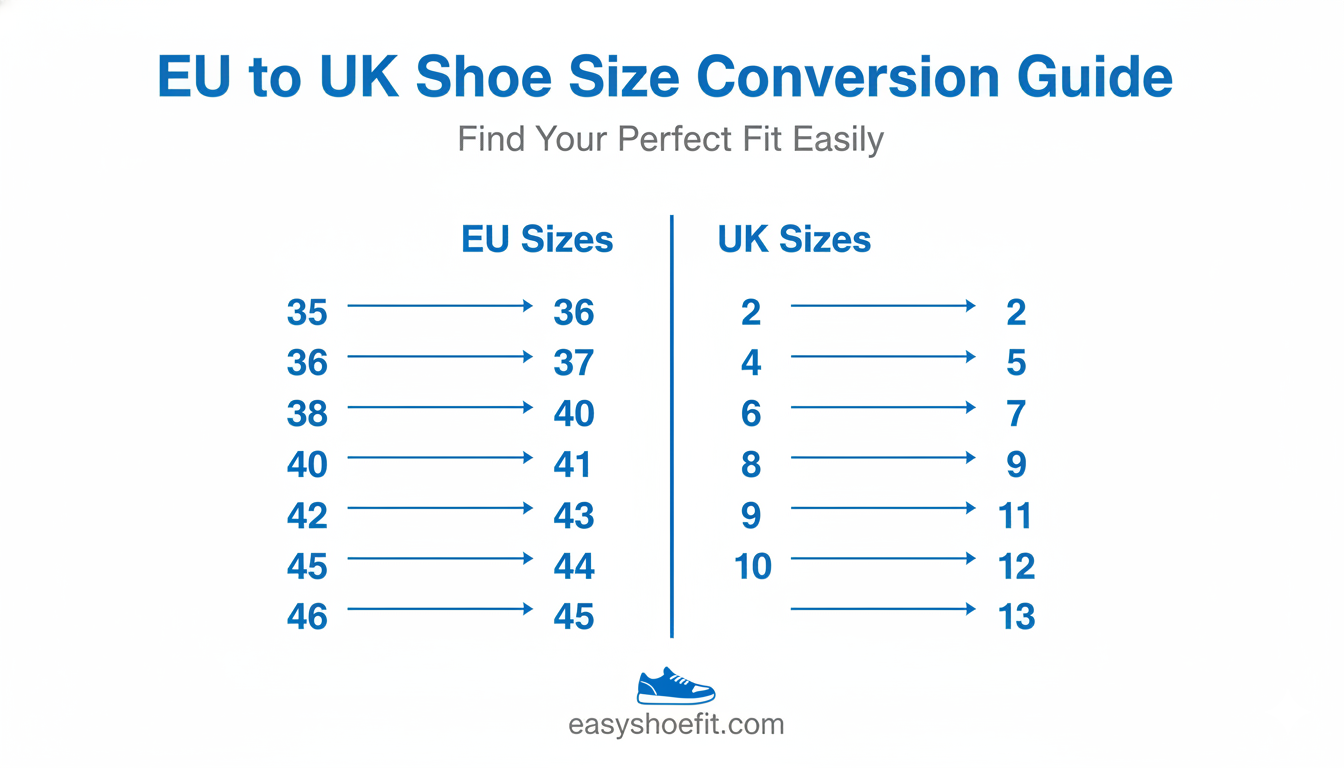 eu to uk shoe size